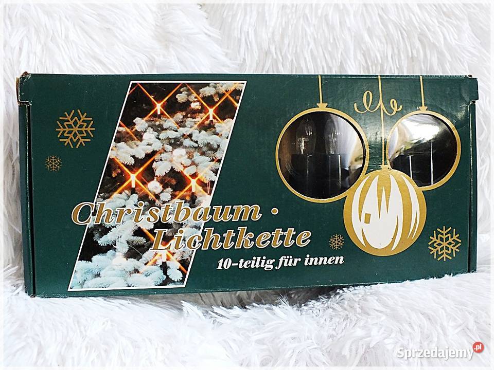 Lampki choinkowe Świeczki 10 z PRL nowe w Żary sprzedam