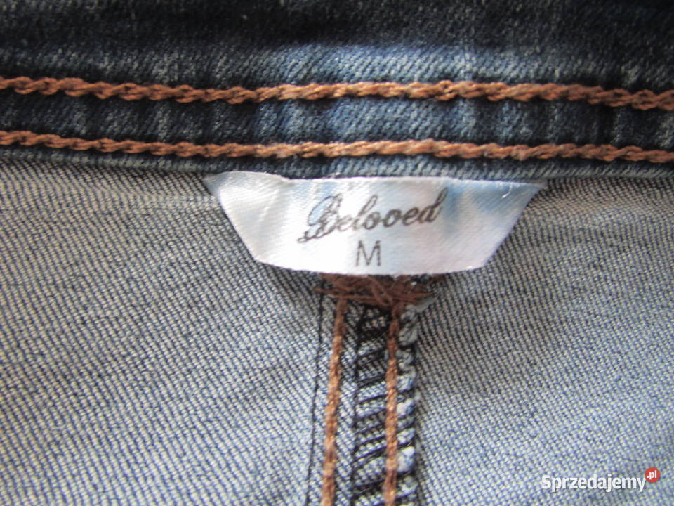 spódnica jeansowa 40 L Beloved jeans haft róża Rozmiar 40(L)