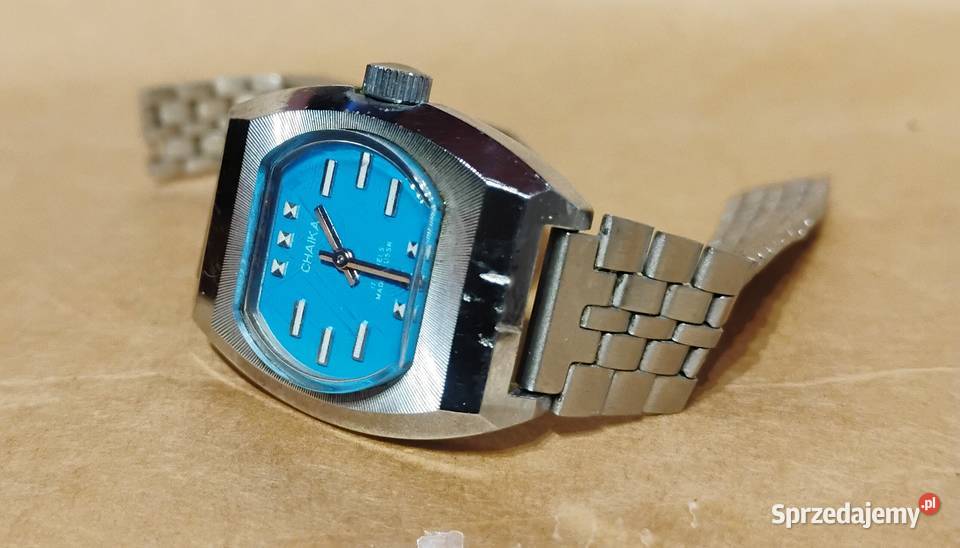 Zegarek Damski Czajka 17 JEWELS Niebieska Opole