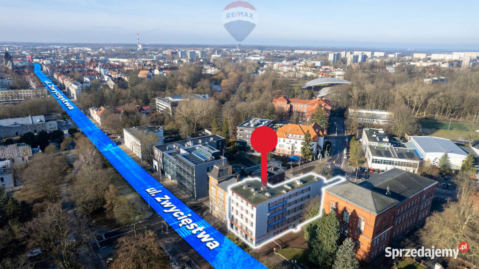 Lokal biurowy 3297 m2 na IV piętrze biurowca 32.97m2 zachodniopomorskie Koszalin