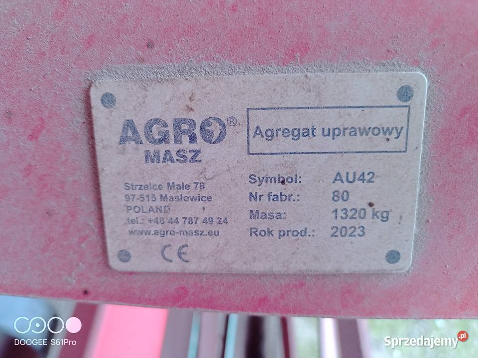 Agregat uprawowy agro masz Rozdrażew sprzedam