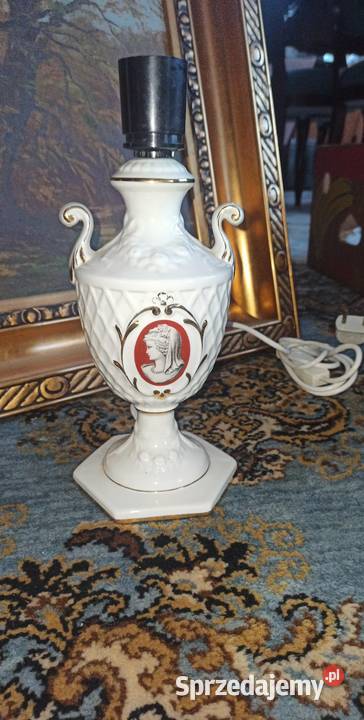 Lampka elektryczna Medalion Pporcelana pomorskie Gdańsk