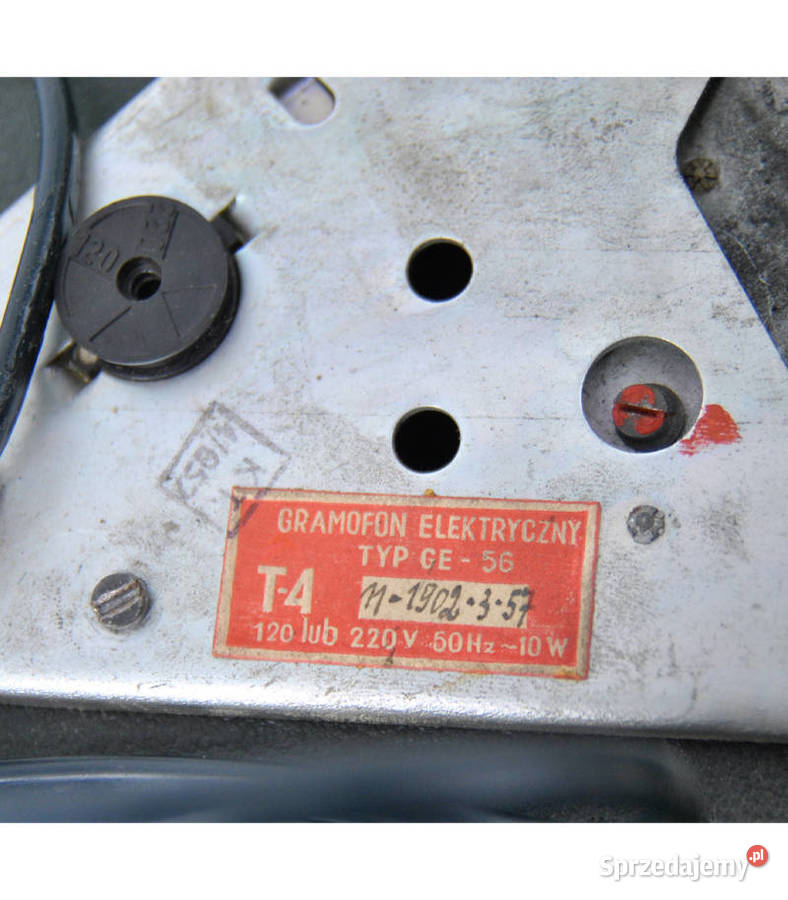 Kultowy Gramofon Walizkowy Retro Model TYPGE 56 Gramofony Wieliczka