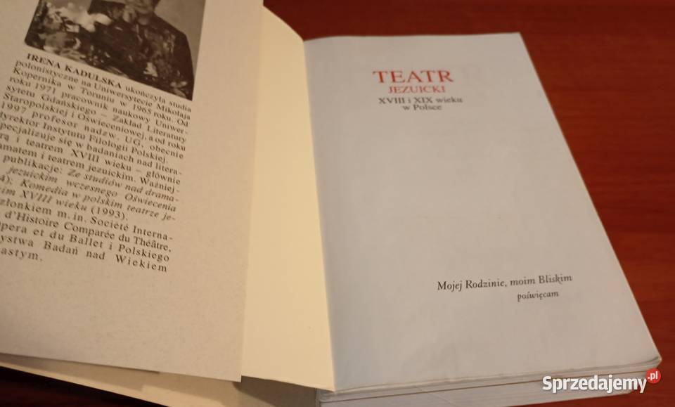 Teatr jezuicki XVIII i XIX wieku w Polsce z historia Podręczniki pomorskie Gdańsk