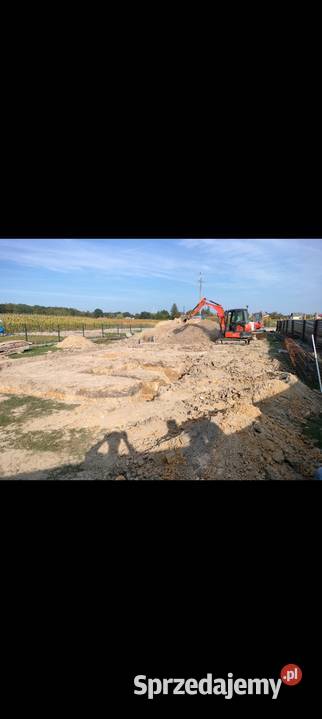 Usługi minikoparką