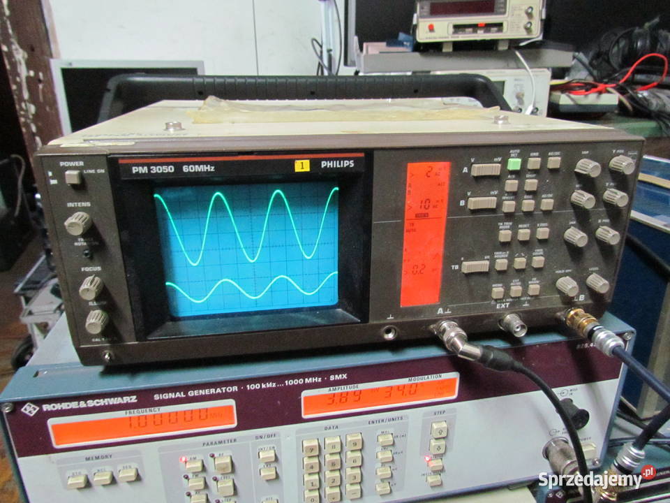 Oscyloskop Philips PM 3050 60MHz Elektronika Świętochłowice