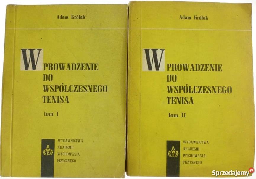 WPROWADZENIE DO WSPÓŁCZESNEGO TENISA TOM 1 2 lubelskie Lublin
