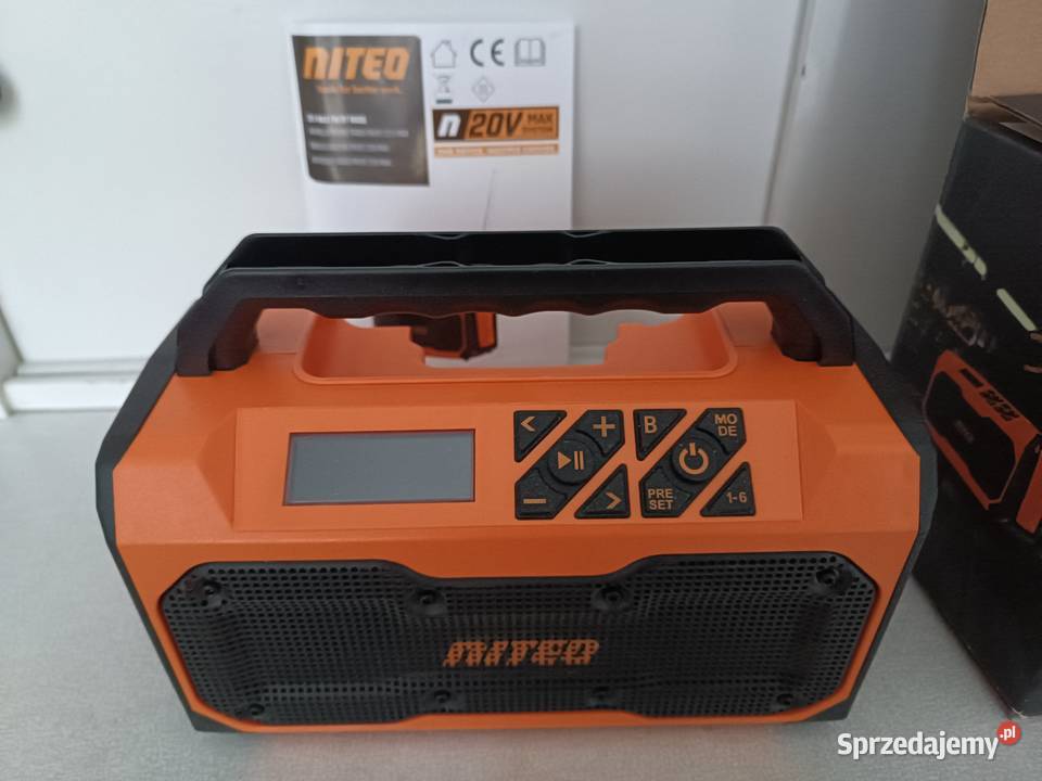 Radio warsztatowe akumulatorowe Niteo 20 V Kędzierzyn-Koźle