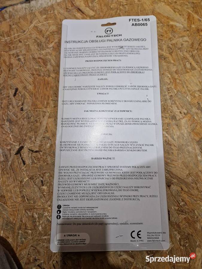 Palnik gazowy AB0065 szeroki 3 dysze Palniki Głogowa