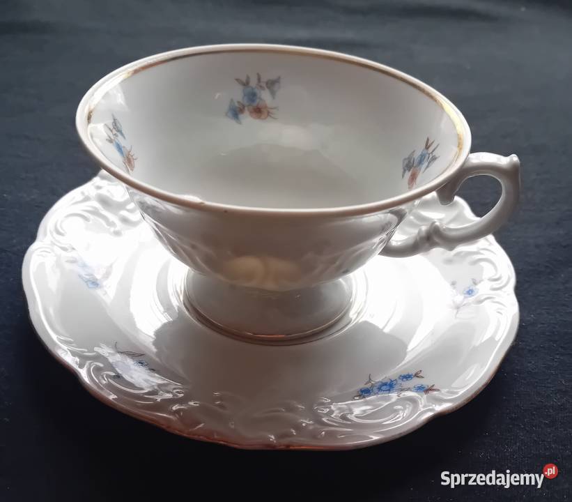 Giliżanka duo Wawel Wałbrzych fason Fryderyka Porcelana i szkło Koźminek