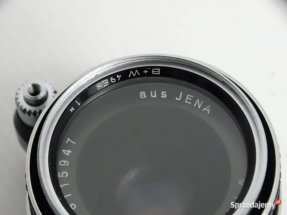 Obiektyw aus JENA T 128 f50 Carl Zeiss Filtr BW Biłgoraj