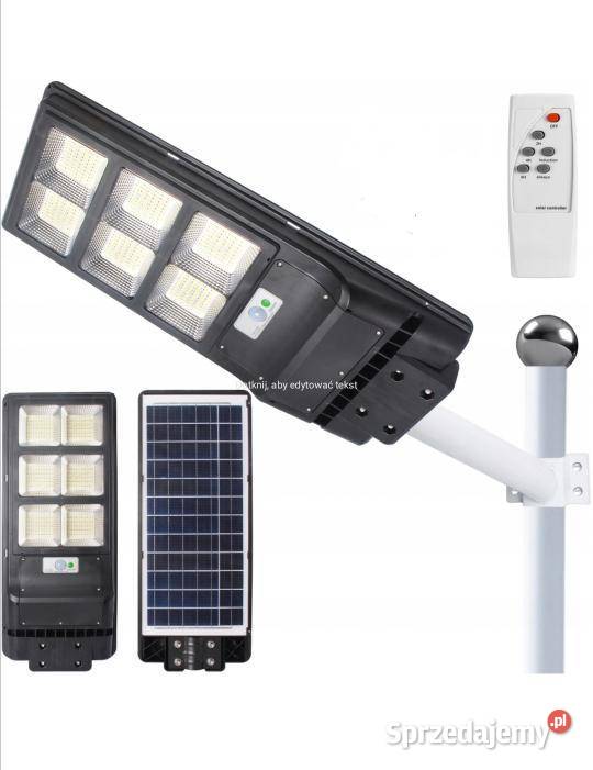 Lampa solarna uliczna latarnia 480w 400w Dom i Ogród Konin