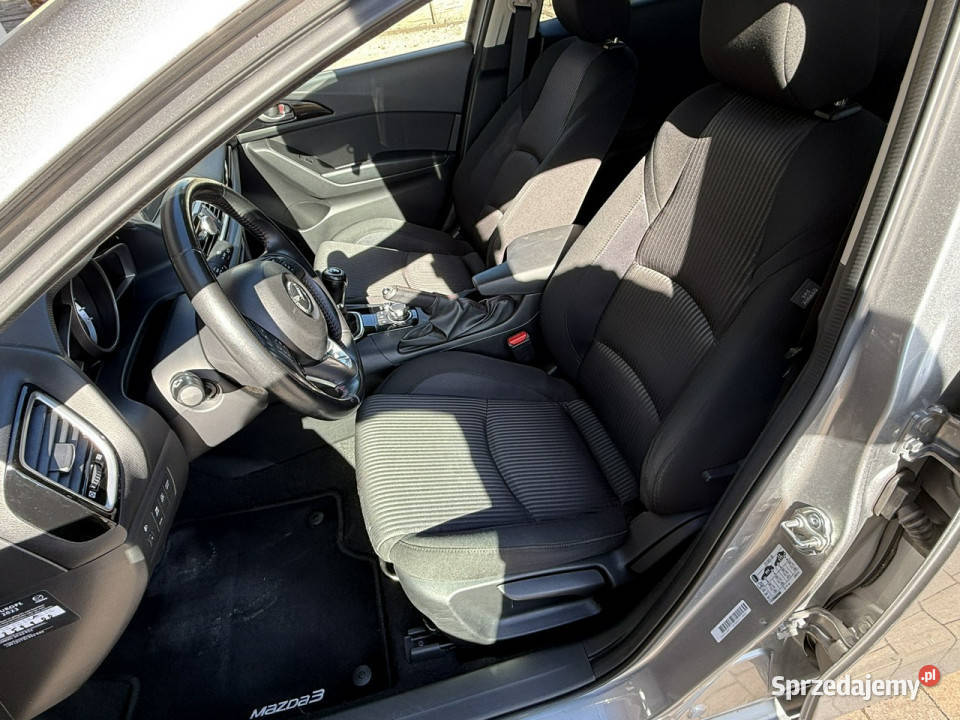 Mazda 3 15 22 diesel ładna zadbana III 2013 klimatyzacja Konradów