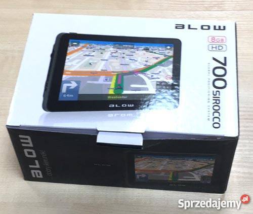 Nawigacja BLOW GPS 700 SIROCCO Mapa Europy Szczecin
