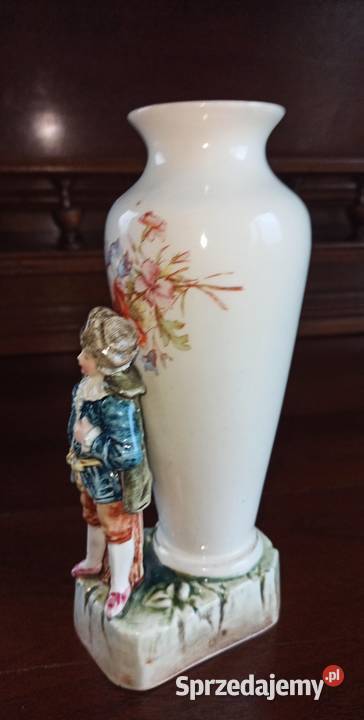 Wazon z figurką Syg numer wycisk w masie Figurka Gdańsk