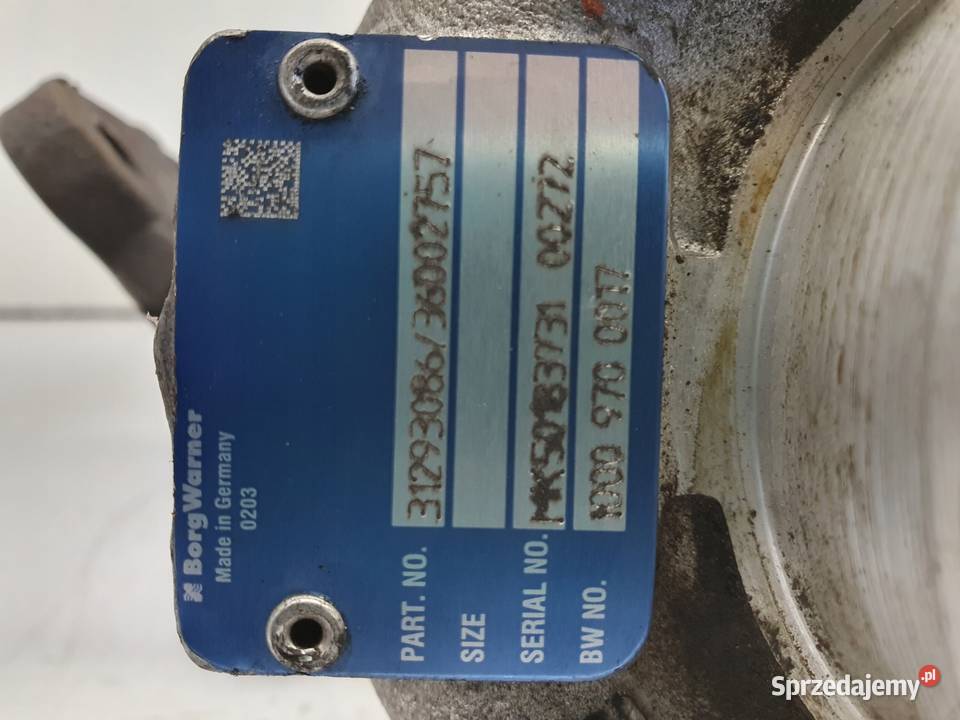 TURBOSPRĘŻARKA Volvo S60 II 24 D5 turbo 36002640 Chełm