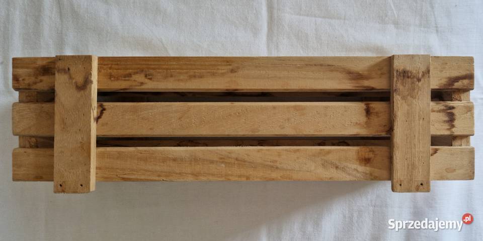 Mała drewniana skrzynka na zioła Warszawa