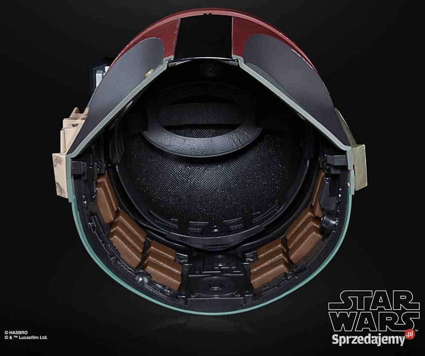 Hełm BOBA FETT Mandalorian STAR WARS BLACK Pozostałe sprzedam
