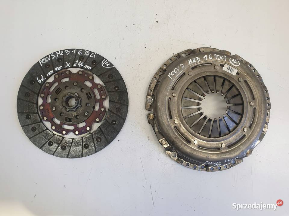 Ford Focus MK3 16 TDCI DOCISK TARCZA sprzęgło Sprzęgła i elementy Chełm