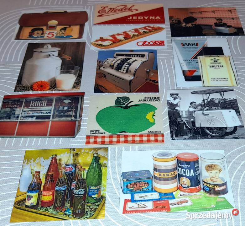 Magnesy na lodówkę PRL 5x7 5zl sztuka Warszawa