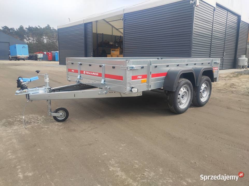 Przyczepka samochodowa Temared PRO 26152 burtowe Olsztyn sprzedam