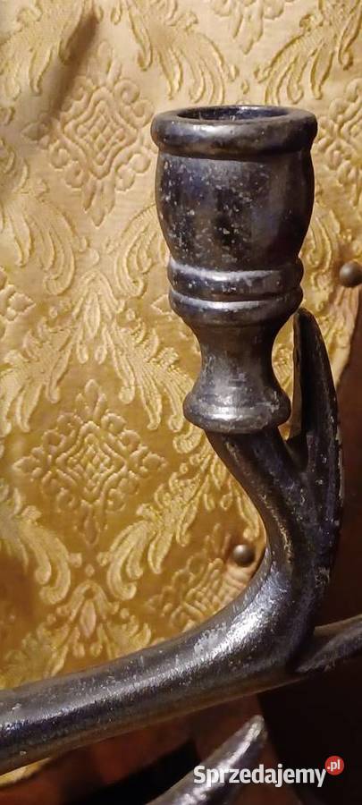 ŚWIECZNIK RĘKODZIELO METAL STOLOWY wielkopolskie Poznań