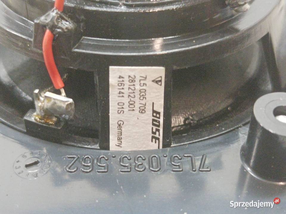 GŁOŚNIK KOMPLET Porsche Cayenne I 2002 2010 Sprzęt audio fabryczny