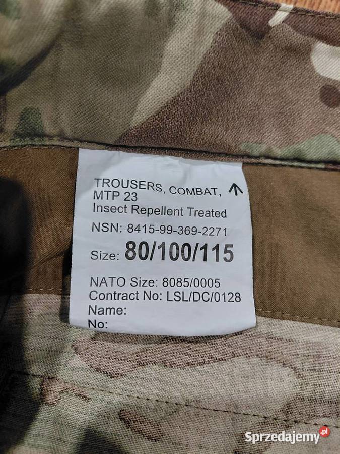 Spodnie MTP 23 80100115 dolnośląskie Wrocław