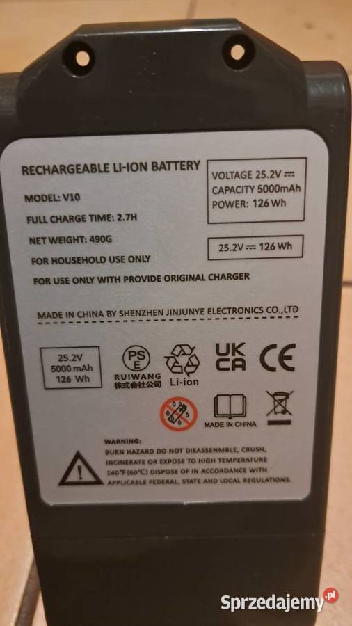 Odkurzacz DYSON V10 akumulator Leszno
