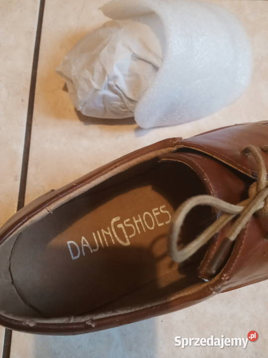 Buty skórzane eleganckie 46 inna Półbuty Kraków sprzedam