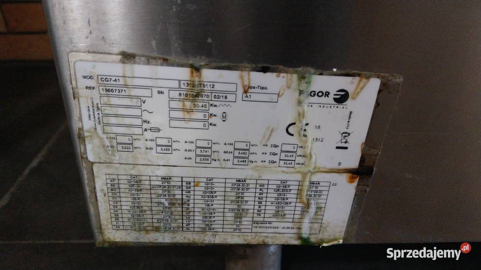 Kuchnia gazowa Fagor CG741 Łódź