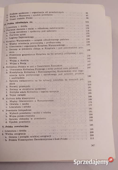 HISTORIA POLSKI 1764 1864 Józef Andrzej Hajnówka