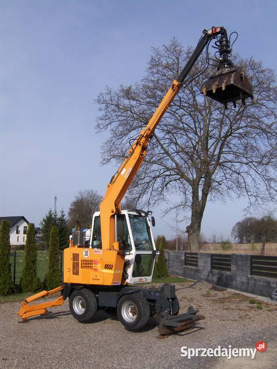 BOKI 6551 KOPARKA Cmentarna Teleskopowa Obrotowa Kock