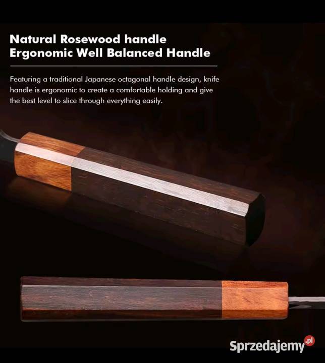 Japoński nóź szefa kuchni Kiritsuke Stal