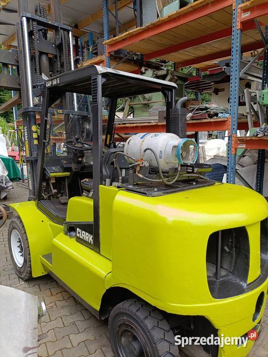 Wózek widłowy Clark 5 ton LPG przesuw boczny