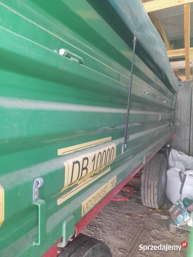 Przyczepa Metaltech DB 10000 10t lubelskie Wojsławice