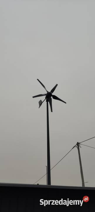 Elektrownia wiatrowa maszt 6 m sterownik Włocławek sprzedam