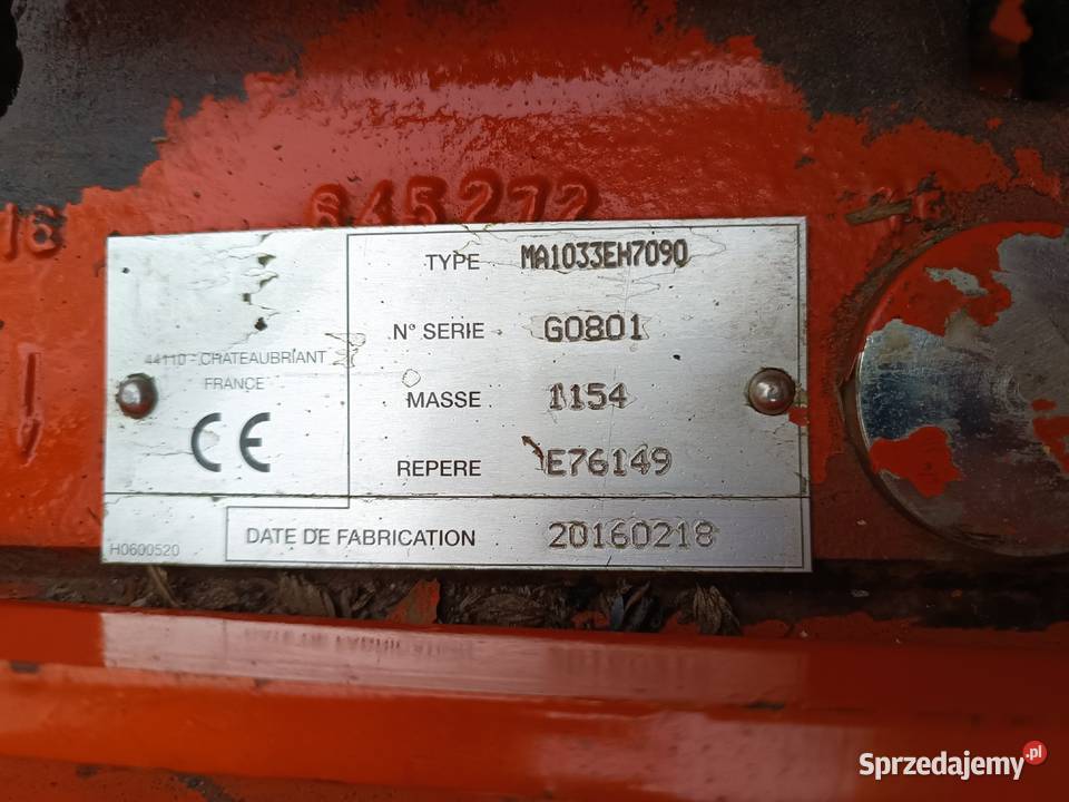 Kuhn Master 103 2016 Kuhn Pługi Suwałki sprzedam