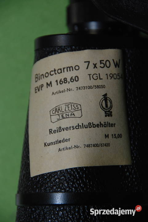 DDR Monokular Binoctarmo CARL ZEISS JENA Warszawa