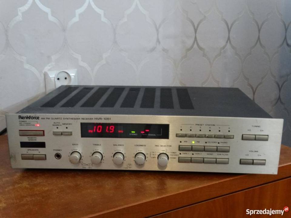 Amplituner Renkforce HVR1051 Vintage WYSYŁKA Jasło