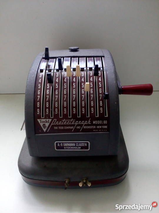 Stara maszyna licząca PROTECOGRAPH sprzedam