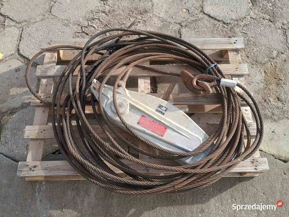 tirfor kifor T 35 wyciągarka linowa przeciągarka Motoryzacja Końskowola sprzedam