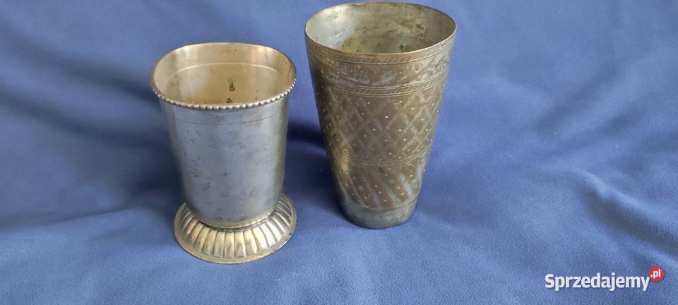 Stare kubki myśliwskie i karczmiane XIXw Wrocław