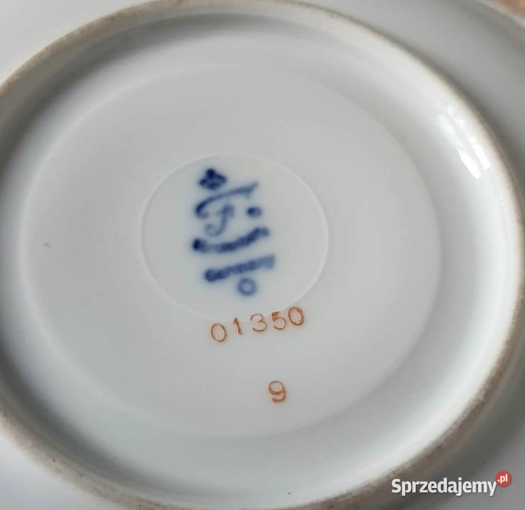 Porcelana Furstenberg zestaw kawowy Łódź