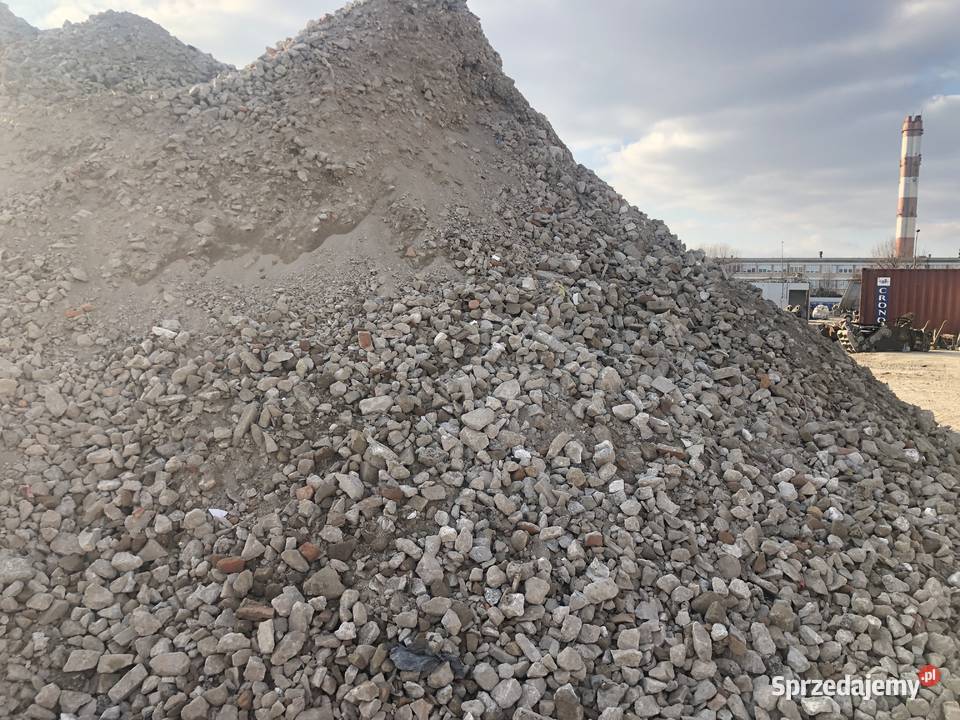 gruz destrukt betonowy tłuczeń kruszywo na drogi lubelskie