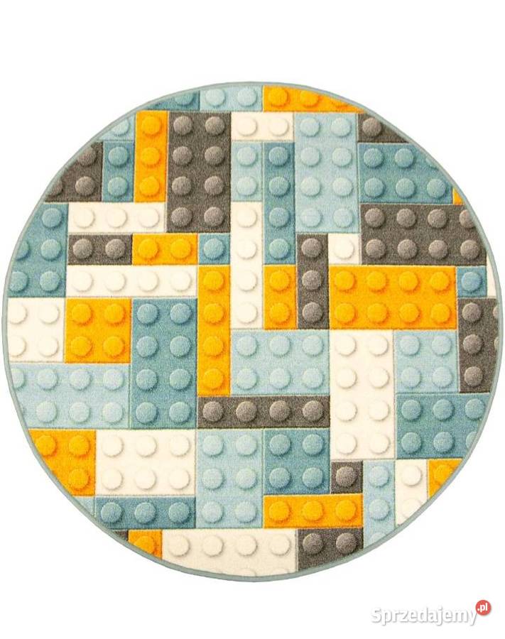 Dywan dziecięcy okrągły LEGO wielokolorowy małopolskie Kraków
