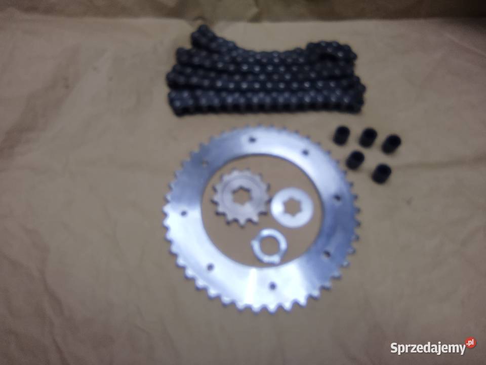 Komplety napęd WSK 125 Zestaw Naprawczy Łańcut