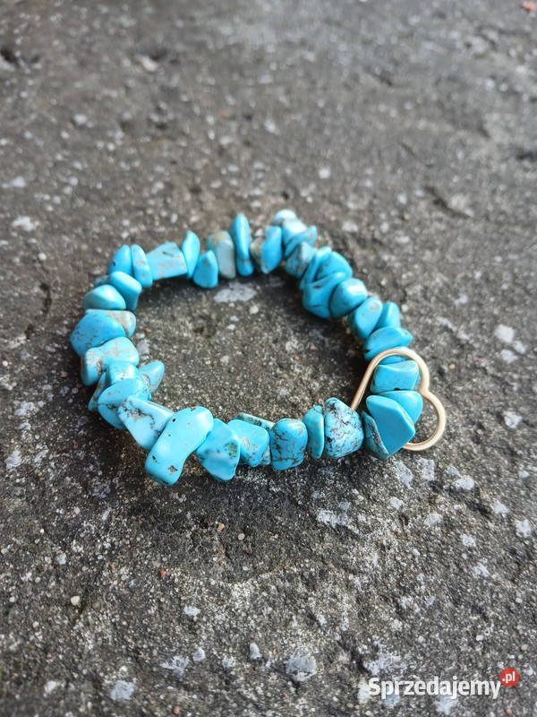 Bransoletka damska Howlit bruzdy z konturem