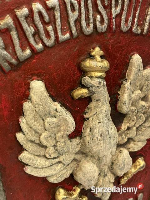 TABLICA Z GODŁEM RZECZYPOSPOLITEJ POLSKIEJ Kraków