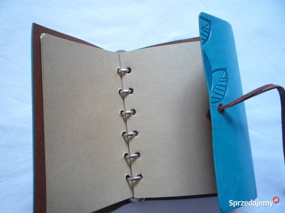 Notatanik turkusowy w stylu vintage zachodniopomorskie Szczecin